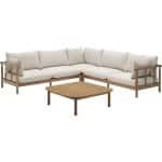 Kave Home Kave Home Loungeset Sacova, 5 zits loungeset met salontafel