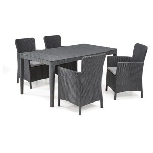 Keter Tuinset Miami-Girona ( 5-delig, Antraciet)