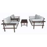 Laruna Loungeset - Hout Acacia Vintage Donker Teak Look