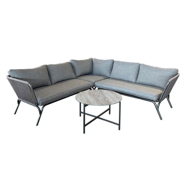 Loungeset Teramo Abruzzi Grey - Oosterik home