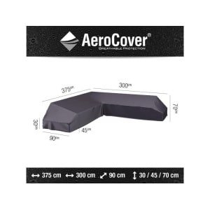 Loungeset platformhoes rechts 375x300x90xH30/45/70 cm - Aerocover