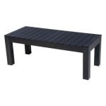 Midori sportbench 116x50x42 cm aluminium black - Yoi