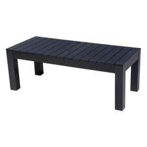 Midori sportbench 116x50x42 cm aluminium black - Yoi