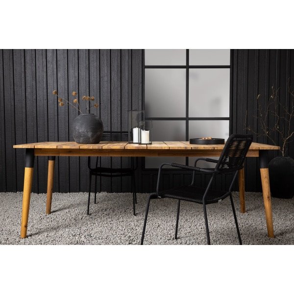 Nohr Tuintafel Malek Acaciahout, 210 x 100cm - Naturel