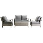 SenS-Line: Bradley Aluminium Loungeset - Grijs