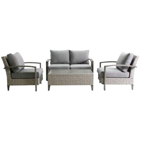 SenS-Line: Bradley Aluminium Loungeset - Grijs