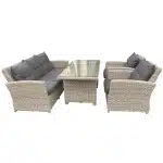 SenS-Line Wicker Diningset/loungeset Amaro - Showmodel - Hoofddorp, Woerden, Amersfoort & Strijen