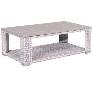 Tennessee lounge tafel 140x80 cloudy Grijs - Garden impressions