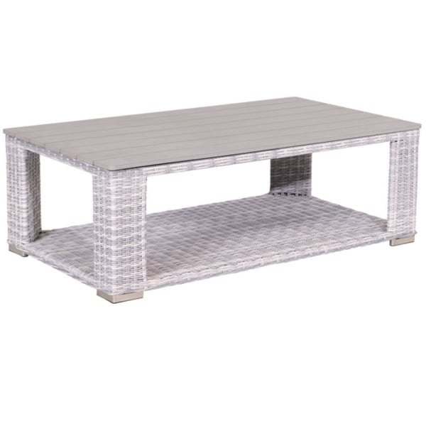 Tennessee lounge tafel 140x80 cloudy Grijs - Garden impressions