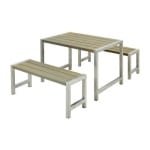 Tuinset Industrieel Café Grijs Bruin