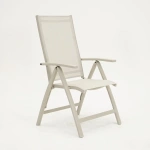 Tuinstoel Primero verstelbaar crème