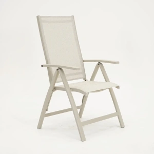 Tuinstoel Primero verstelbaar crème