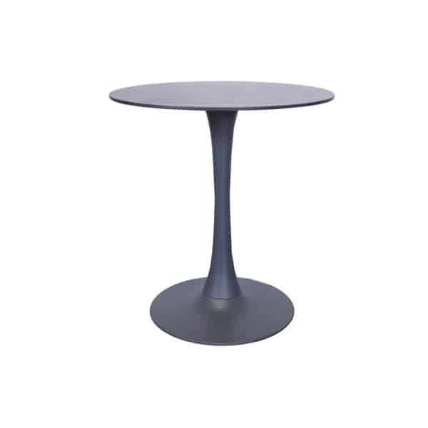 Tuintafel Jamy HPL Blad Ø70xh74cm Met Metalen Gepoedercoat Onderstel