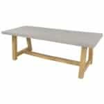 Tuintafel Judy met betonlook blad 250x100x77 cm
