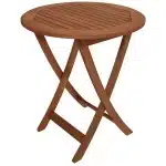 Tuintafel inklapbaar rond 65 cm