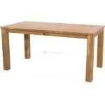 Tuintafel recycled teak met blokpoten 180 cm
