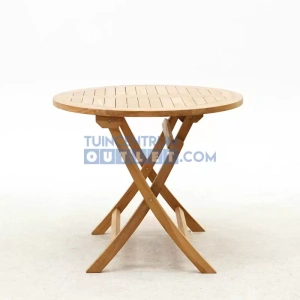 Vita tuintafel Milton teak rond Ø90H76cm