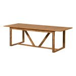 WOOOD Outdoor Eettafel Beaver Teakhout, 240 x 90cm - Naturel