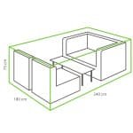 Winza Loungeset beschermhoes 240 x 180 x 75