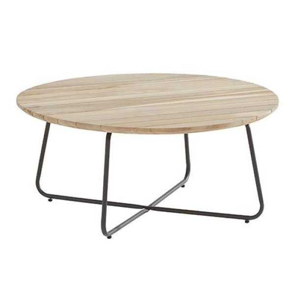 Axel Koffietafel Teak - diameter90 cm - 4so