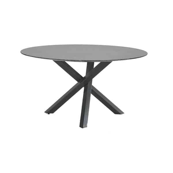 Gigi tafel diameter120x2cm, facet diamond black satinado - Studio 20