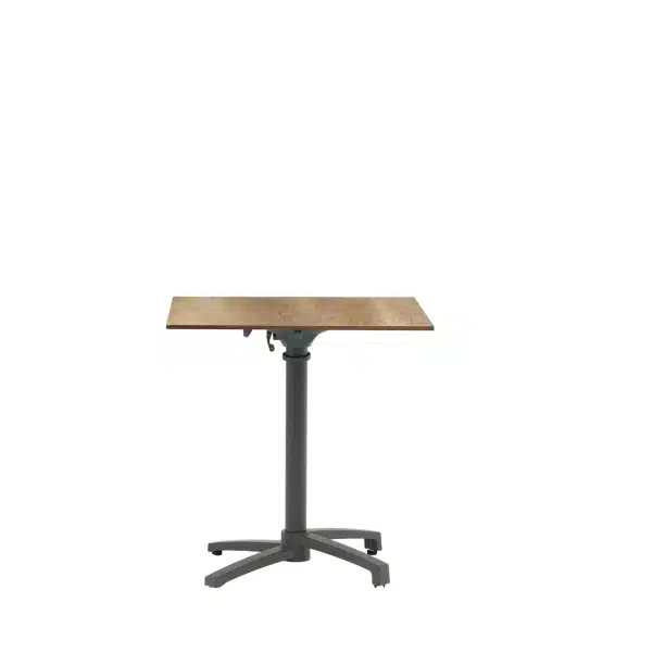 Julia HPL bistro table 70x70cm woodcolor