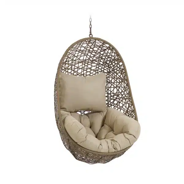 Kave Home Hangstoel 'Florina' kleur Bruin