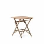 Kave Home Inklapbare Bistrotafel Dandara Acaciahout, 66 x 66cm - Naturel