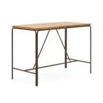 Kave Home Outdoor Bartafel Salguer Acaciahout, 140 x 70cm - Bruin