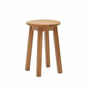 Kave Home Outdoor Bijzettafel Amel Acaciahout, 31cm - Bruin