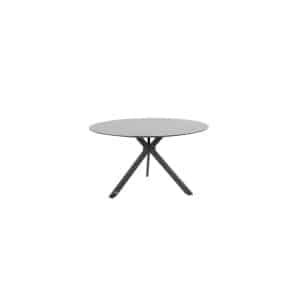 Locarno Tafelframe Antracite Met Locarno HPL Slate Tafelblad diameter 130 cm - 4so