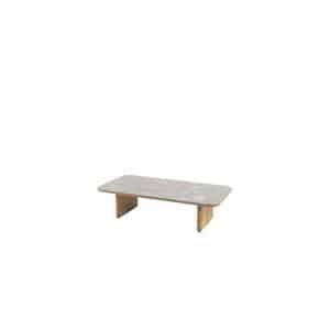 Lucas salontafel teak 120 x 60 x 30 cm Met keramiek terrazzo tafelblad 4SO - 4so