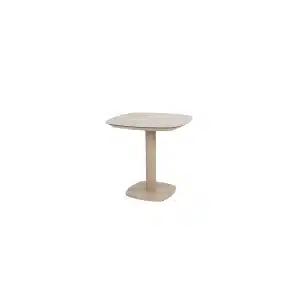 Manolo diningtafel keramiek print latte 75x75x75 cm