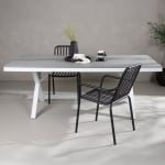 Nohr Tuintafel 'Ceddrick' 200 x 100cm, kleur Lichtgrijs