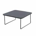 Taiyo coffee table 78x78x40cm. alu black - Yoi