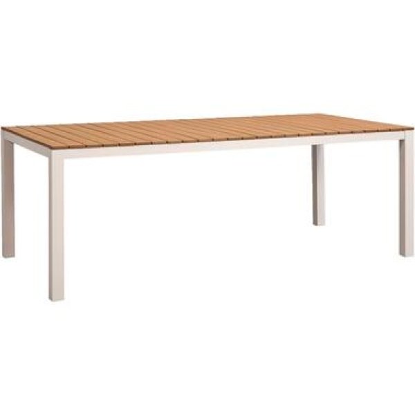 Tuintafel Toulon - zand - 74x212x100 cm - Leen Bakker