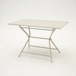 Tuintafel globe 110x70 crème