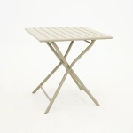 Tuintafel globe 70x70 zand