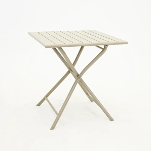 Tuintafel globe 70x70 zand