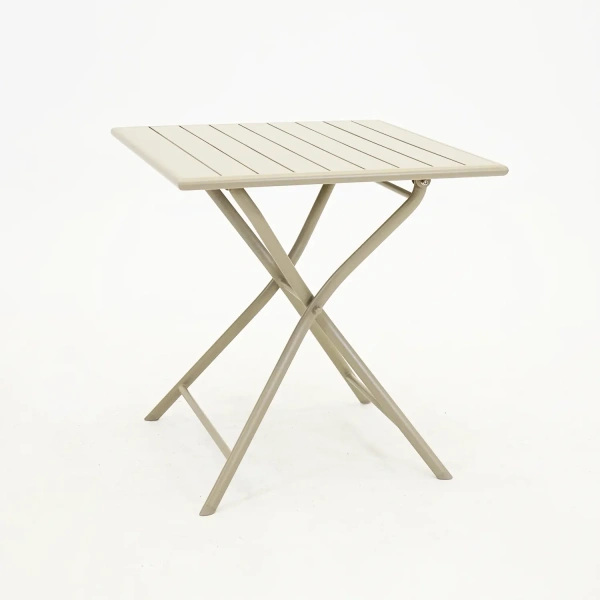 Tuintafel globe 70x70 zand