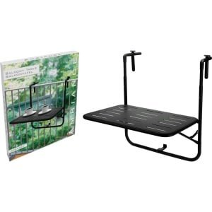 Balkontafel 60x43x70cm Zwart