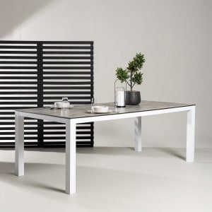 Nohr Tuintafel Jarelle HPL, 205 x 100cm - Grijs