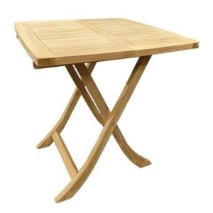 Teak Bijzettafel - 70x70 - Buitengewoon de boet