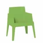 Box armstoel licht Groen - Garden impressions