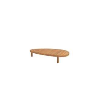 Finn coffee tafel teak pebble 125 x 63 x 25 cm - 4so