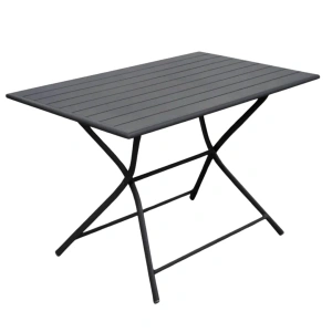 Inklapbare tuintafels GLOBE 110x70cm Graphite