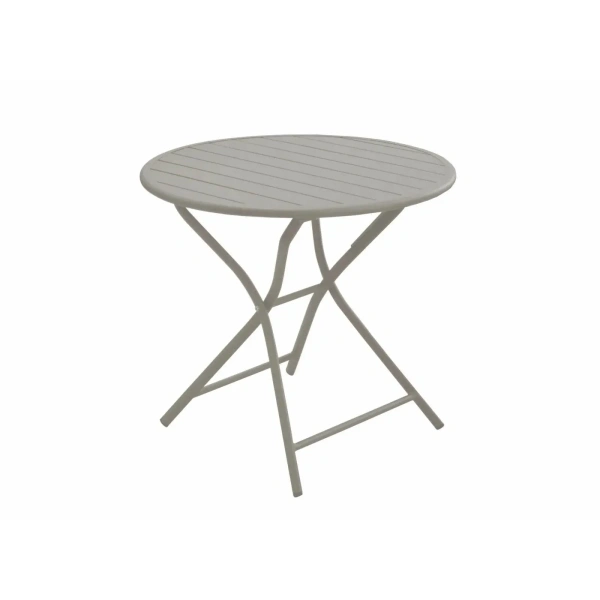 Inklapbare tuintafels GLOBE 80cm Cream
