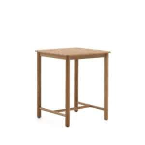 Kave Home Bistrotafel Sori Acaciahout, 78 x 78cm - Beige