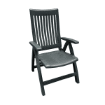 Kettler Roma Verstelbare Tuinstoel - Antraciet - Kettler