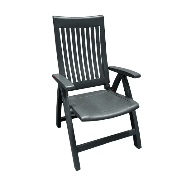 Kettler Roma Verstelbare Tuinstoel - Antraciet - Kettler